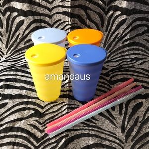 Tupperware Impressions 16oz Tumbler Set of 4